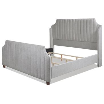 Jennifer Taylor Home Addison King Panel Bed in Silver Grey, , large