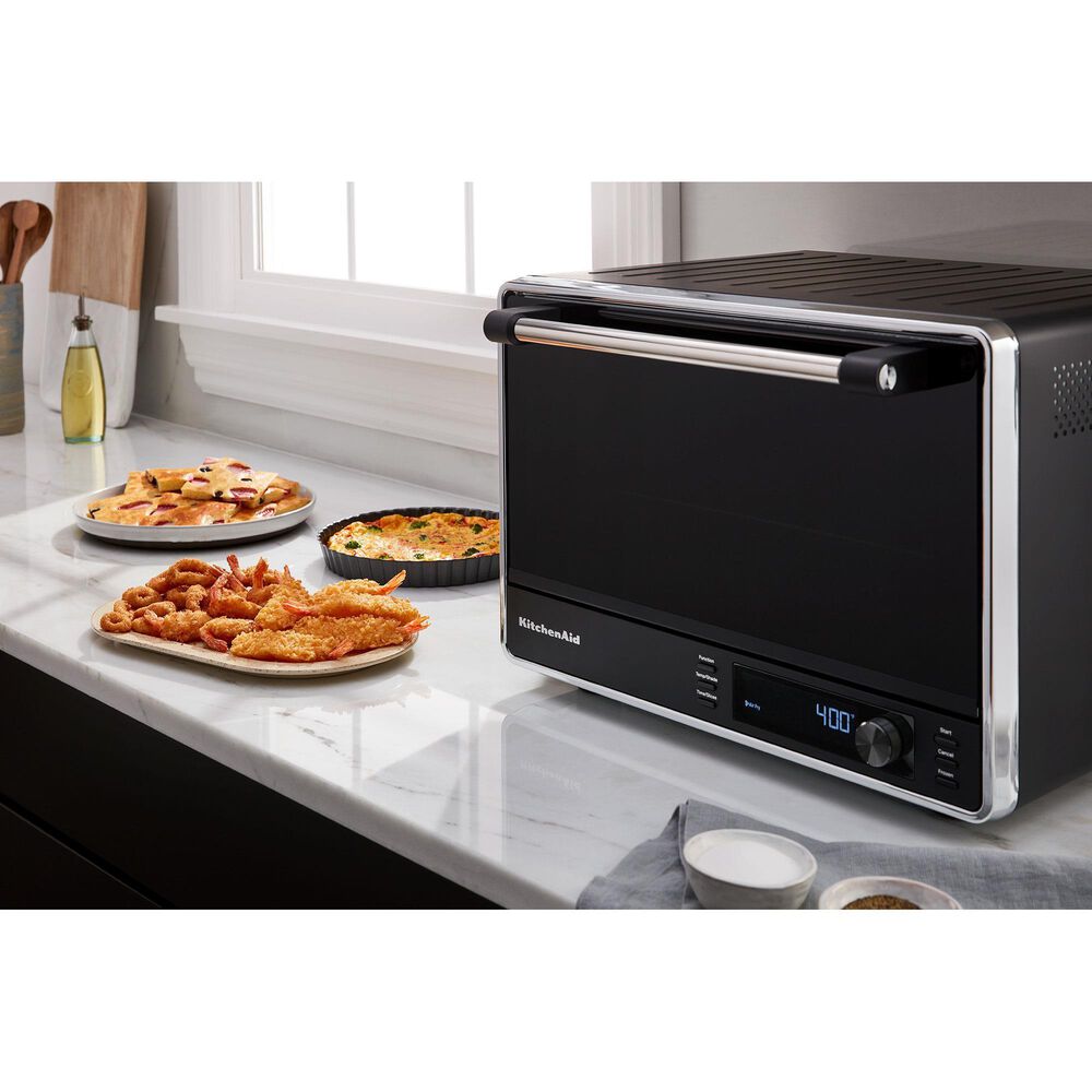 KitchenAid 1 Cu. Ft. Convection Countertop Oven in Black Matte, , large