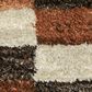 ROW by Oriental Weavers Gemma Brown, Rust and Beige 5"3" x 7" Area Rug, , large