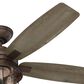 Hunter Coral Bay 52" Outdoor Ceiling Fan with Lights in Weathered Copper, , large