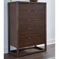 Urban Home Sol 5-Drawers Chests in Brown Spice, , large