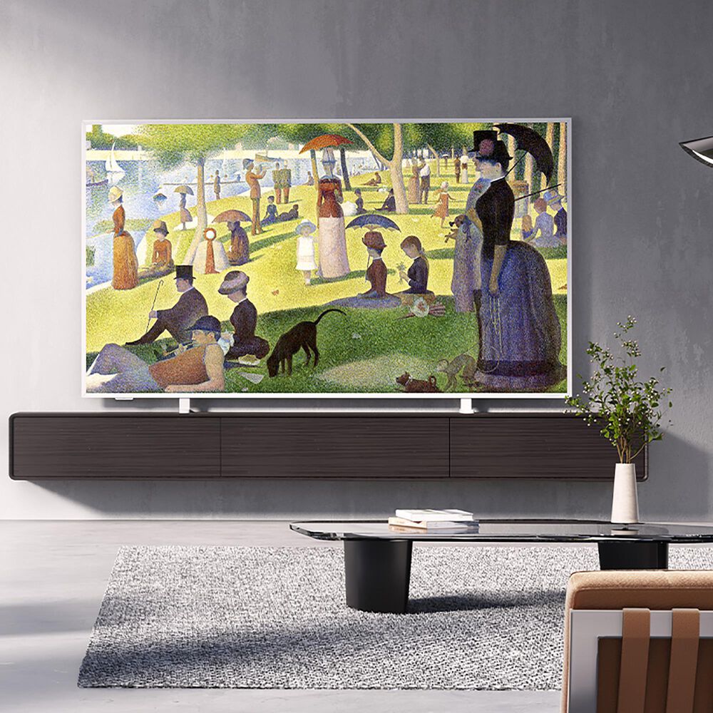 TCL 85&quot; Class NXTVISION QLED 4K HDR in Off White - Smart TV, , large