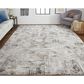 Feizy Vancouver 4" x 6" Ivory and Charcoal Area Rug, , large
