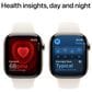 Apple Watch Series 10 GPS + Cellular 46mm Gold Titanium Case with Starlight Sport Band - S/M, , large