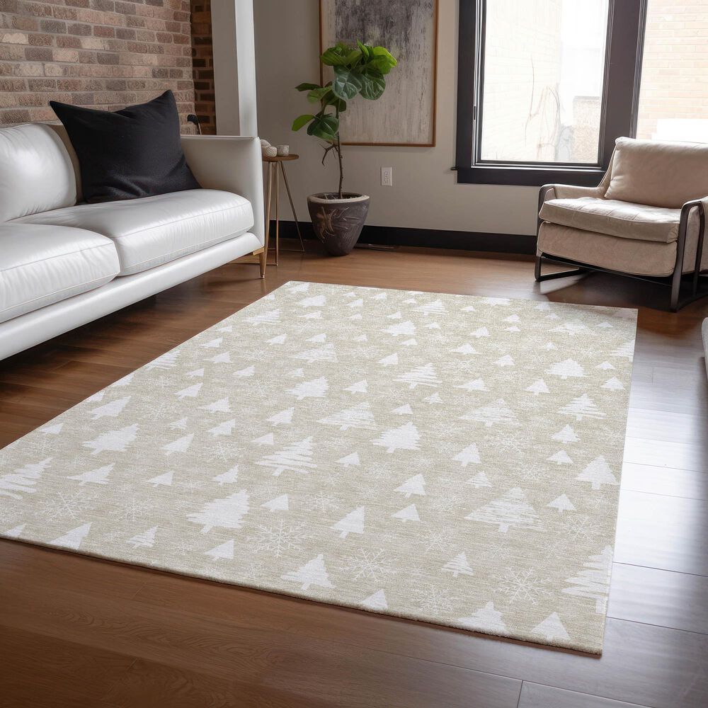 Dalyn Rug Company Wonderland WN23 3&#39; x 5&#39; Beige Indoor/Outdoor Area Rug, , large