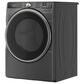 Whirlpool 7.4 Cu. Ft. Smart Front Load Gas Dryer with Steam Capabilities in Volcano Black, , large