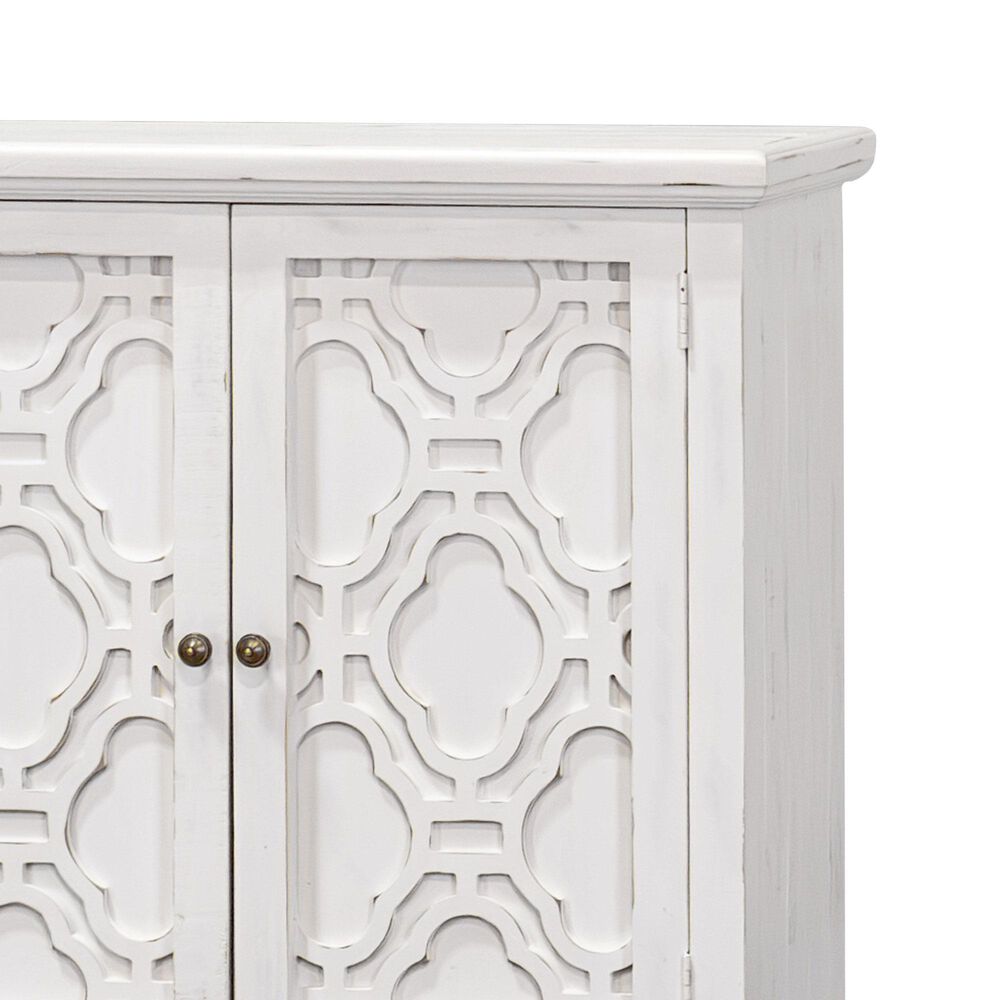 Rustic Root Premier Calais 2-Door Console Cabinet in Sierra White, , large