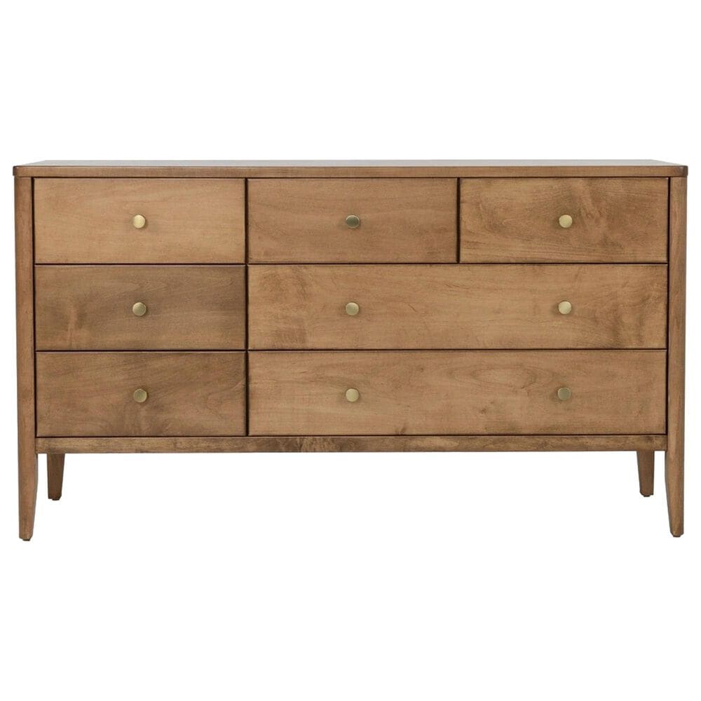Archbold Furniture Warren 7-Drawer Dresser Only in Harvest, , large