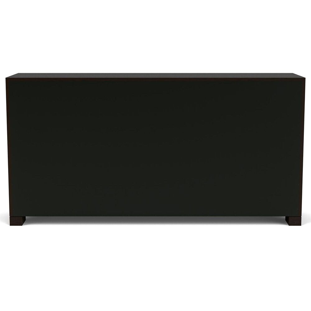 Riverside Furniture Lydia 6-Drawer Dresser and Mirror in Dark Cabernet, , large