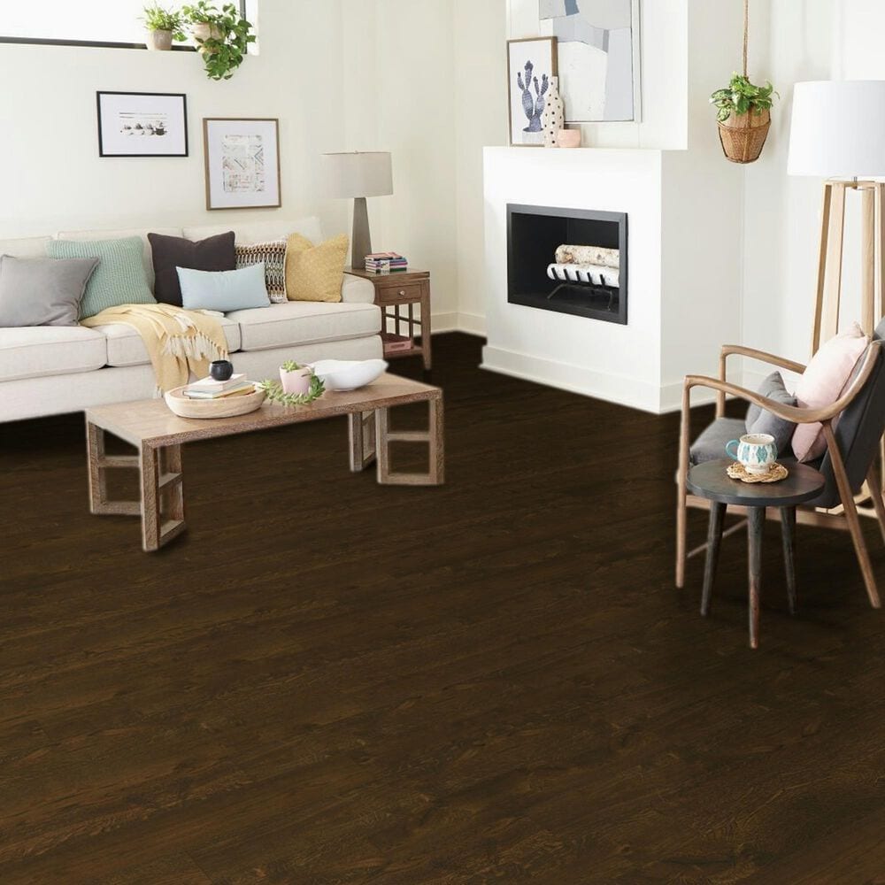 Hartco TimberBrushed Gold Deep Etched Hampton Brown Oak Engineered Hardwood, , large
