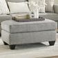 American Furniture Manufacture Rectangular Ottoman in Vance Shark, , large