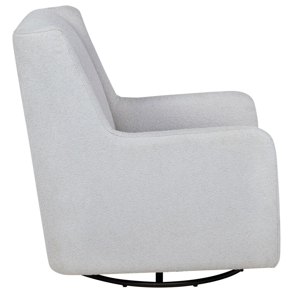 Coaster Serra Swivel Glider Chair in Dove Grey, , large