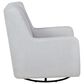 Coaster Serra Swivel Glider Chair in Dove Grey, , large