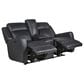 Bassett Norwood Power Reclining Loveseat in Slate, , large