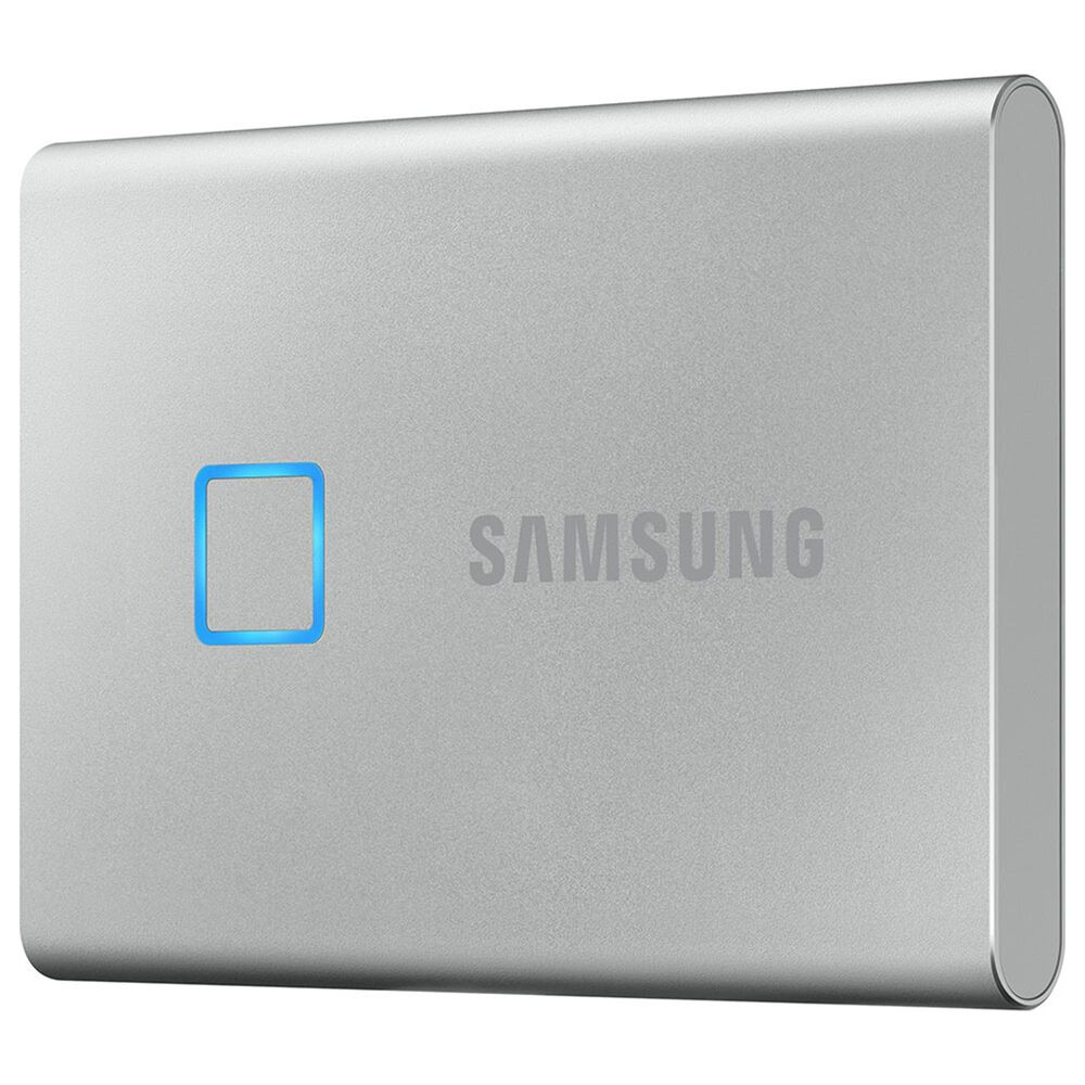 Samsung 500GB T7 Touch Portable SSD in Silver, , large