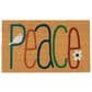 Trans-Ocean Import Natura Peace 2" x 3" Natural Indoor/Outdoor Door Mat, , large