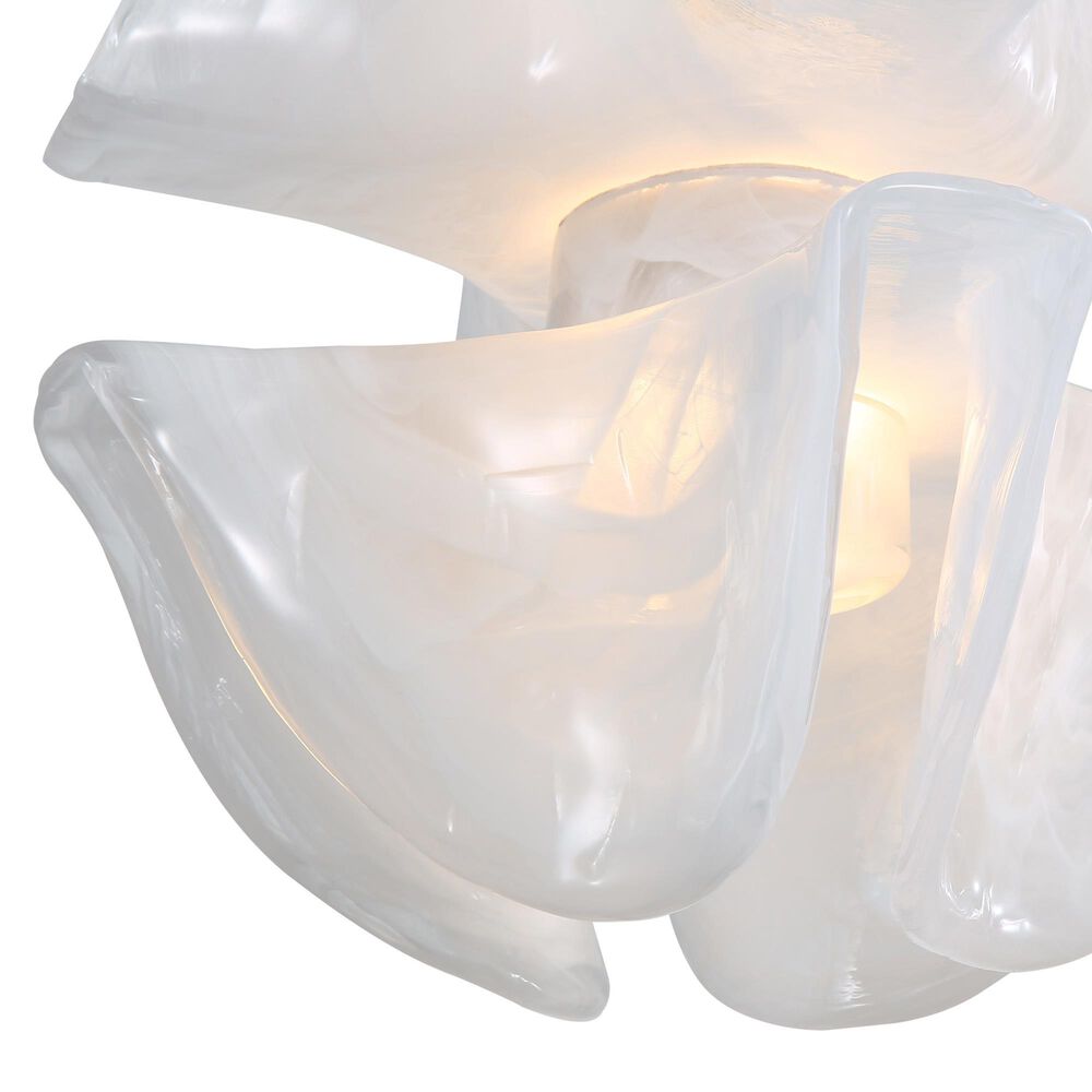 Golden Lighting Glacier 2-Light Pendant in Polished Nickel, , large