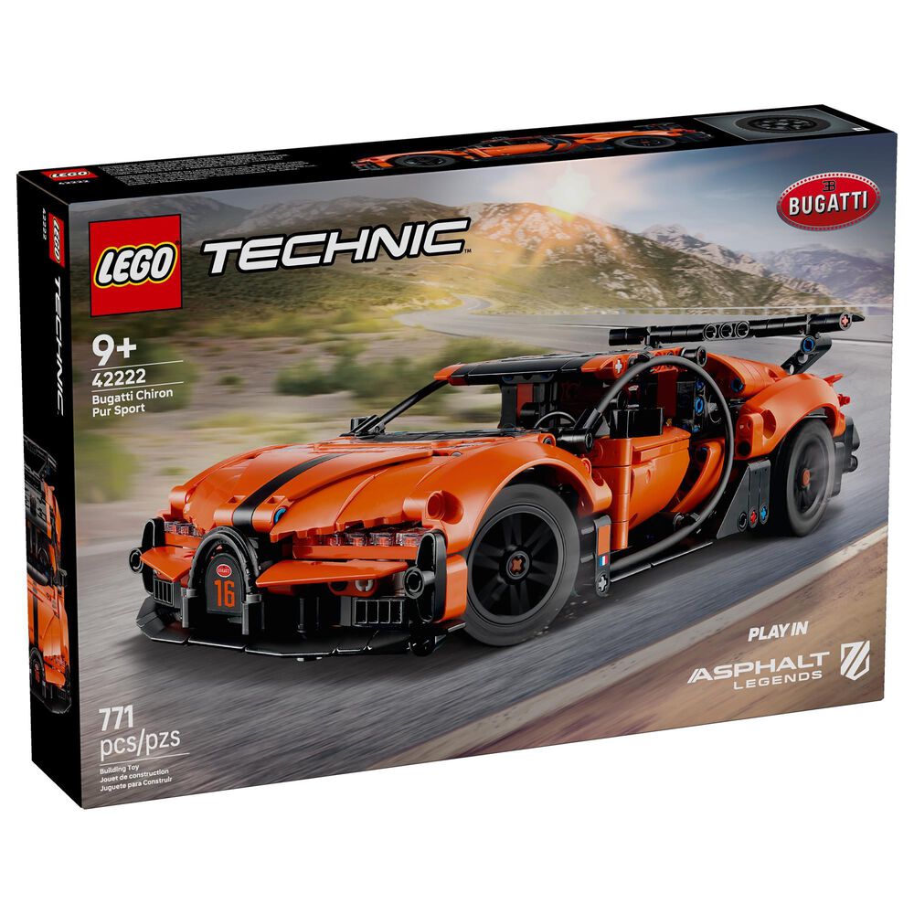 LEGO Technic Bugatti Chiron Pur Sport Hyper Car Building Set, , large