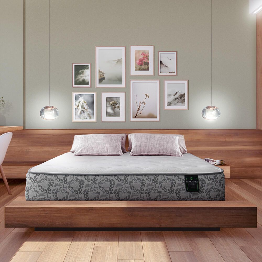 Sleeptronic Berkshire Warren Luxury Medium Plush Twin Mattress, , large