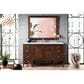 James Martin Vanities Addison 60" Single Bathroom Vanity in Mid Century Acacia with 3 cm Ethereal Noctis Quartz Top and Rectangular Sink, , large