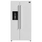 Forno Salerno 20 Cu. Ft. Side-By-Side Refrigerator in White, , large