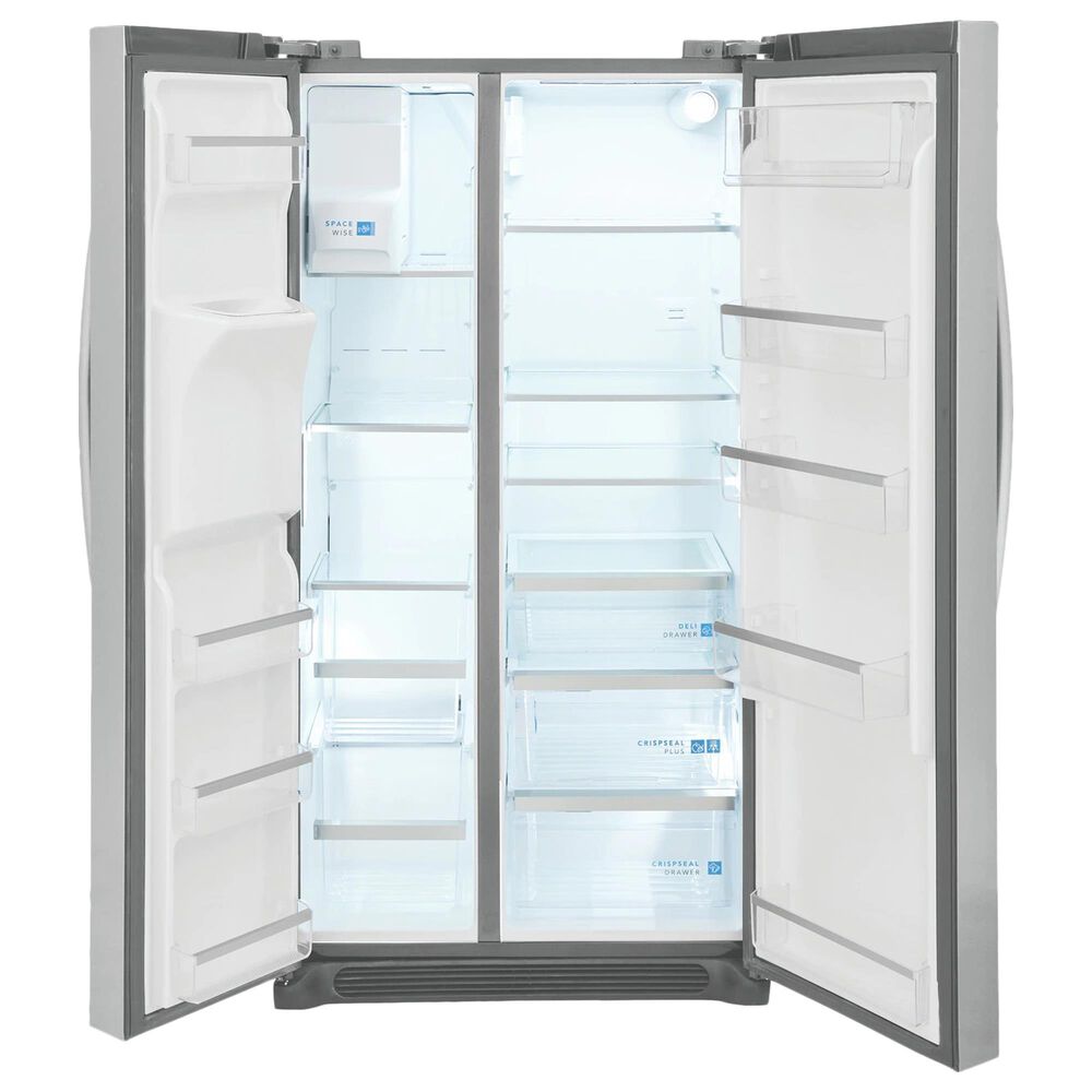 Frigidaire Gallery 22.3 Cu. Ft. Counter Depth Side-By-Side Refrigerator in Stainless Steel, , large