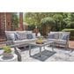 Ashley Cove Beach Outdoor Sofa with Cushion in Gray, , large