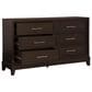Ashley Neymorton 6-Drawer Dresser in Dark Grayish Brown, , large