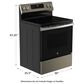 GE Appliances 30" Freestanding Electric Range with Convection in Fingerprint Resistant Slate, , large