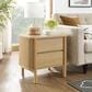 Modway Cadence 2 Drawer Nightstand in Oak, , large