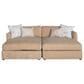 Jonathan Louis Leon 2-Piece Cuddler Stationary Sectional in Mesero Latte, , large