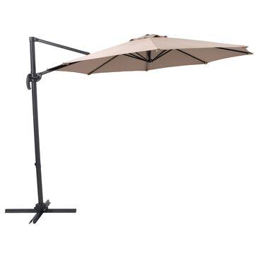 CorLiving 9.5" Taupe Cantilever Umbrella without Base, , large