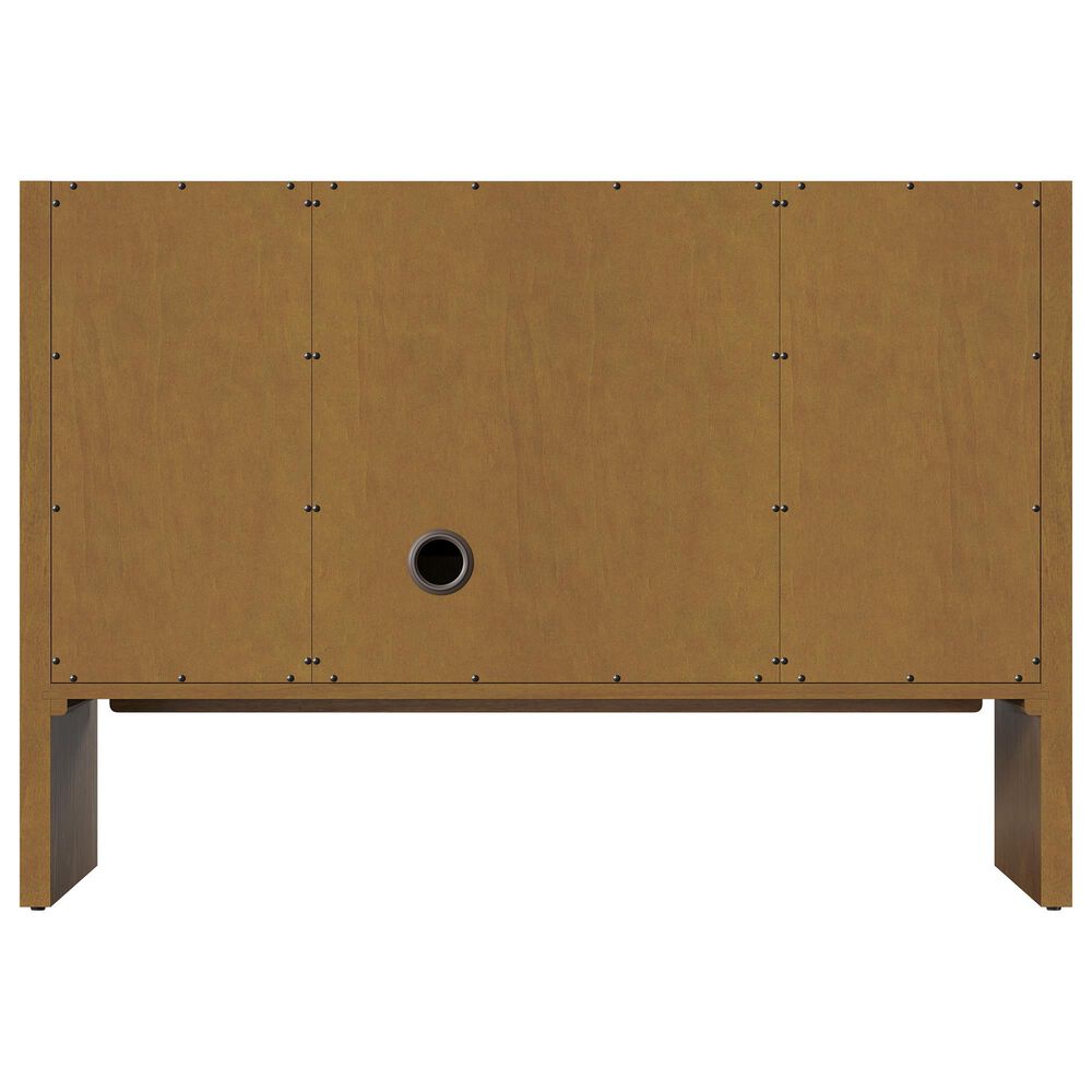 James Martin Hudson 48" Single Bathroom Vanity in Honey Oak with 3 cm Siberian Silestone Top, Rectangular Sink and FreePower Wireless Charger, , large