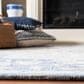 Safavieh Micro-Loop MLP503M 9" x 12" Blue and Ivory Area Rug, , large