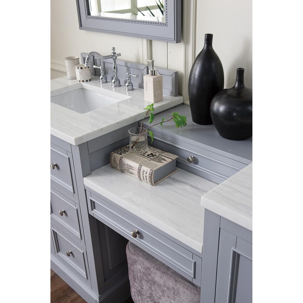 James Martin Vanities De Soto 22&quot; Drawer Unit Top in Silver Gray, , large