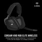 Corsair Void RGB Elite Wireless Premium Gaming Headset with 7.1 Surround Sound in Carbon, , large
