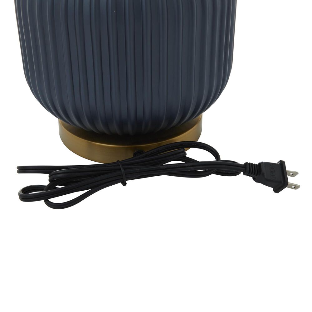 37B Table Lamp in Blue and Gold, , large