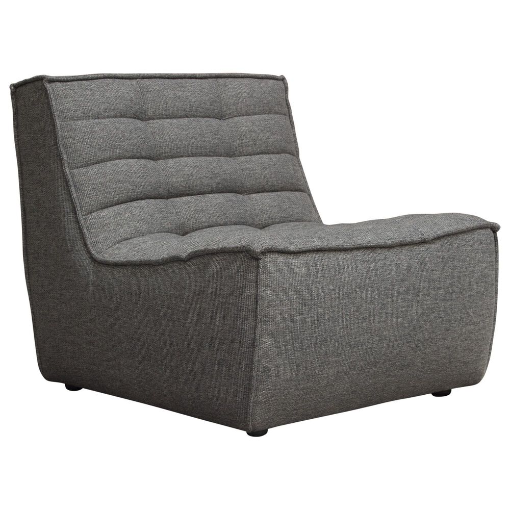 37B Marshall Armless Chair in Grey, , large