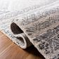 Safavieh Micro-Loop 2"3" x 7" Ivory and Grey Runner, , large