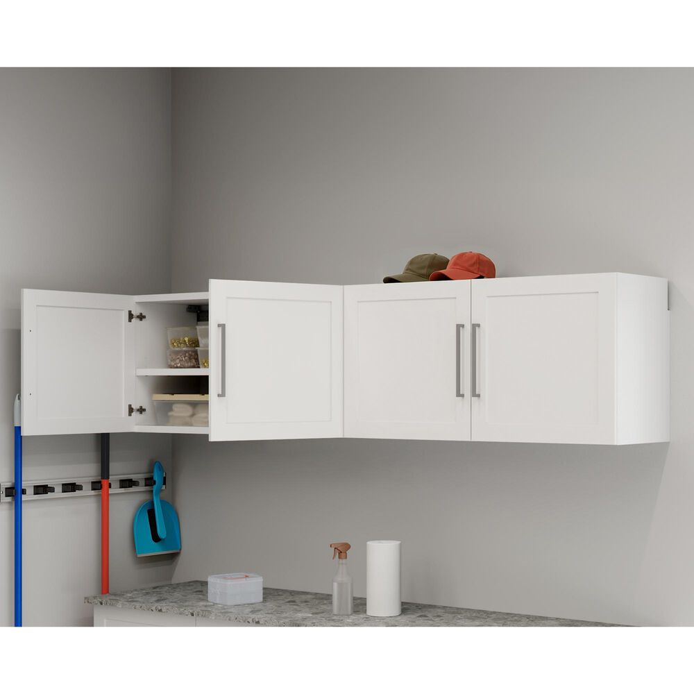 Sauder Wall-Mounted Upper Cabinet &amp; Doors Bundle, , large