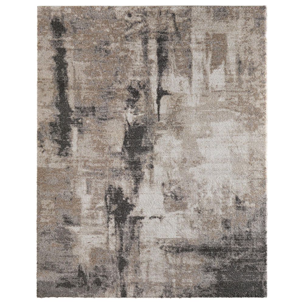 Feizy Richmond Gray and Brown 2"6" x 7"3" Runner, , large
