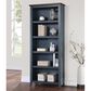 Wycliff Bay Fairmont 3-Piece Half Pedestal Desk with Bookcase and File Cabinet Set in Dusty Blue and Natural, , large