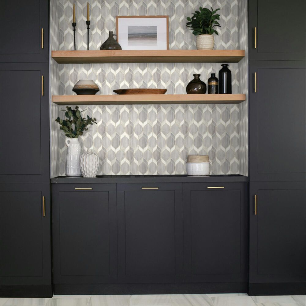 Dal-Tile Fonte Nautical Grey Blend Natural Stone Mosaic Tile, , large