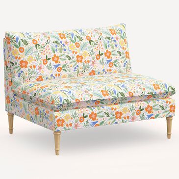 Rifle Paper Co Crafted by Cloth and Company Louie Loveseat in Merida Multi, , large