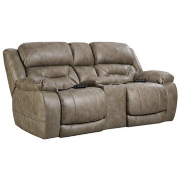 HomeStretch Enterprise Power Console Loveseat in Mushroom, , large