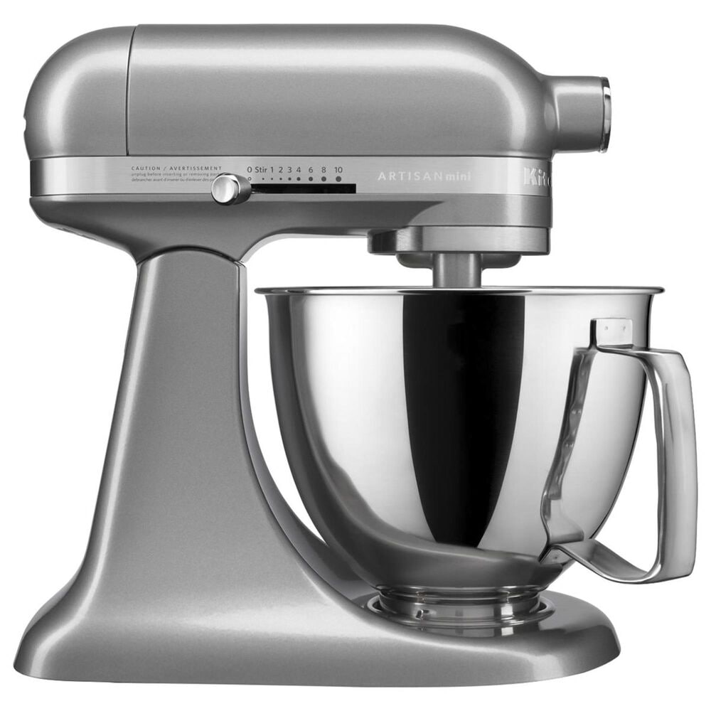 KitchenAid Artisan Mini 3.5 Quart Tilt-Head Stand Mixer in Contour Silver, , large