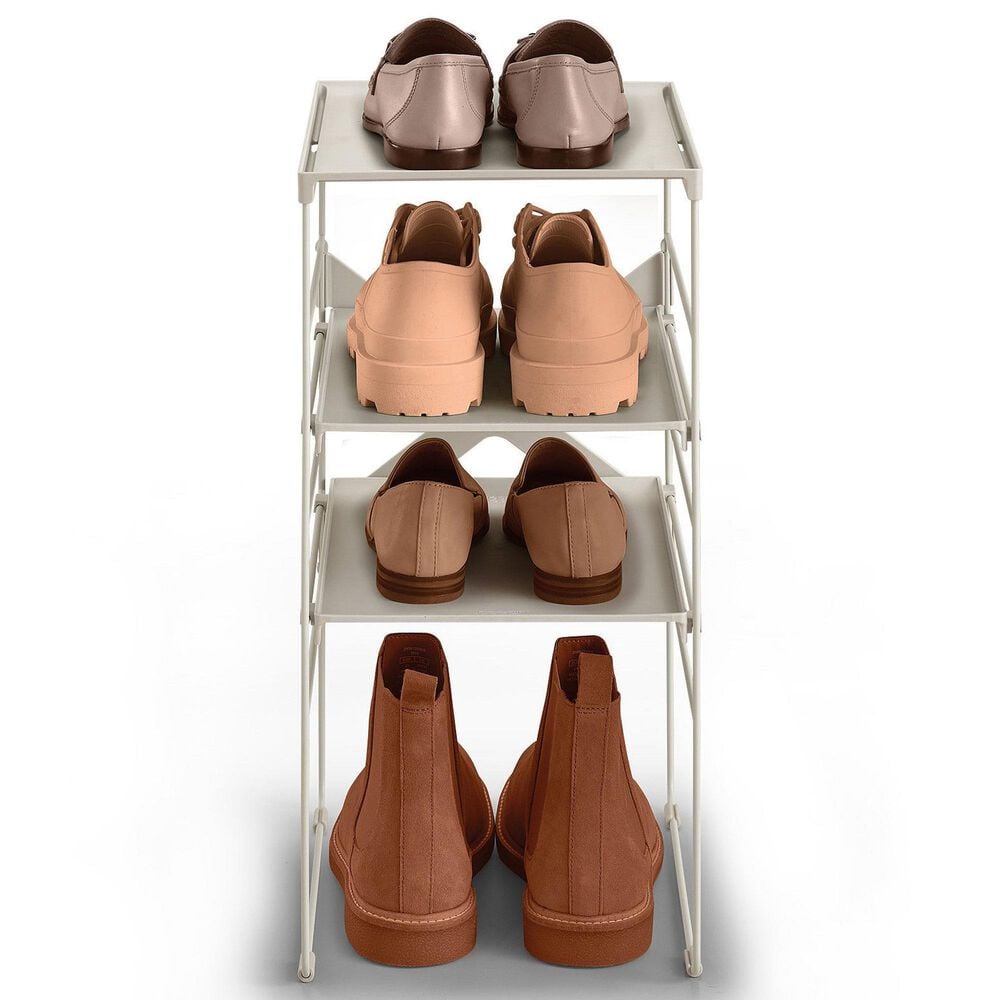Joseph Joseph Level Adjustable Shoe Rack in Ecru, , large