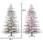The Gerson Company 9" Pre-Lit Mountain Pine Christmas Tree in Green, , large