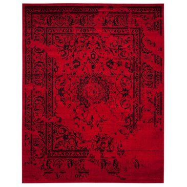 Safavieh Adirondack ADR101F-10 10" x 14" Red/Black Area Rug, , large