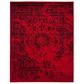 Safavieh Adirondack ADR101F-10 10" x 14" Red/Black Area Rug, , large